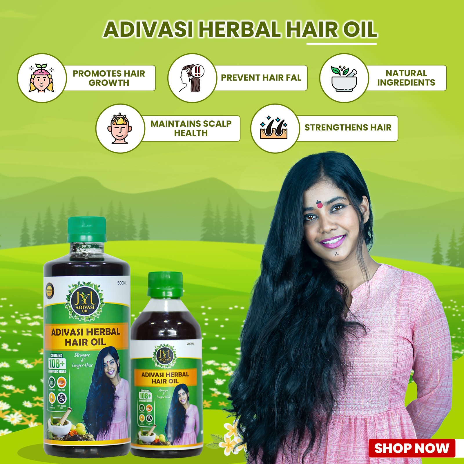 Adivasi Herbal Hair Oil